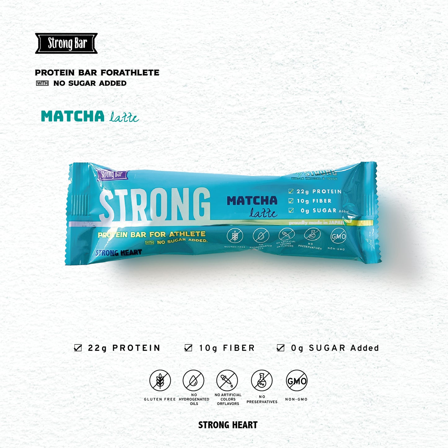NEW ストロングバー 抹茶ラテ 12本セット